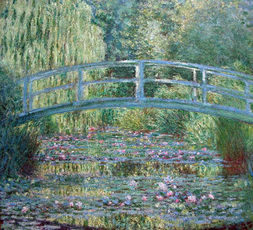 Montre Joaillière : "Le Jardin de Giverny" / Pièce Unique