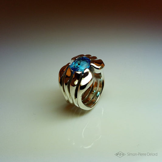 Bague "Lac Suspendu"