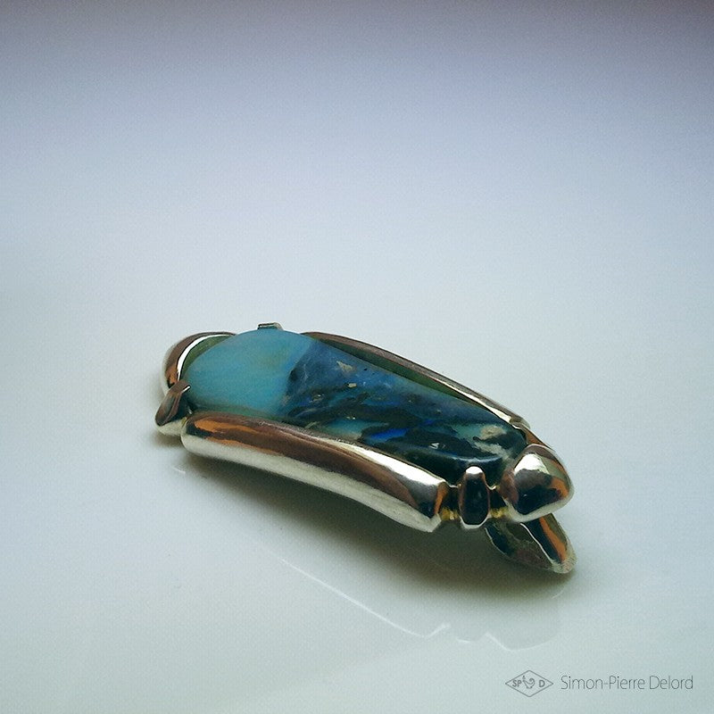 Pendentif "Rivage Opalescent"