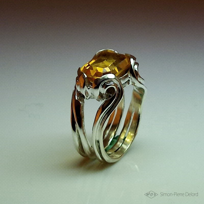 “Solar Ripple” Ring