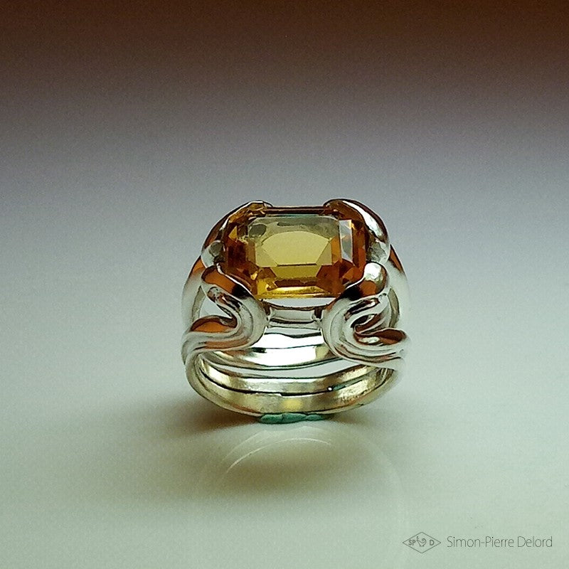 “Solar Ripple” Ring