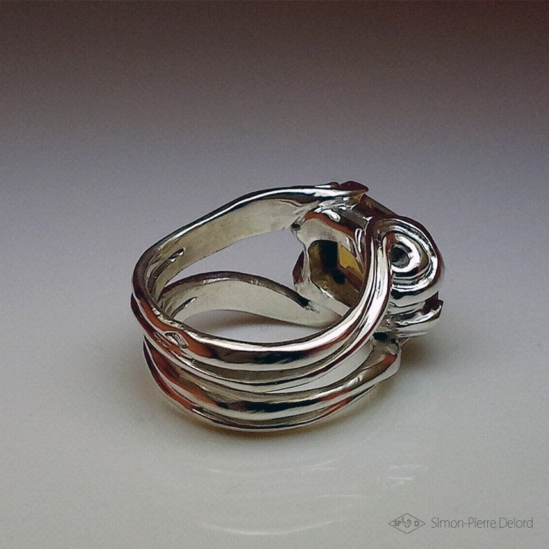 “Solar Ripple” Ring