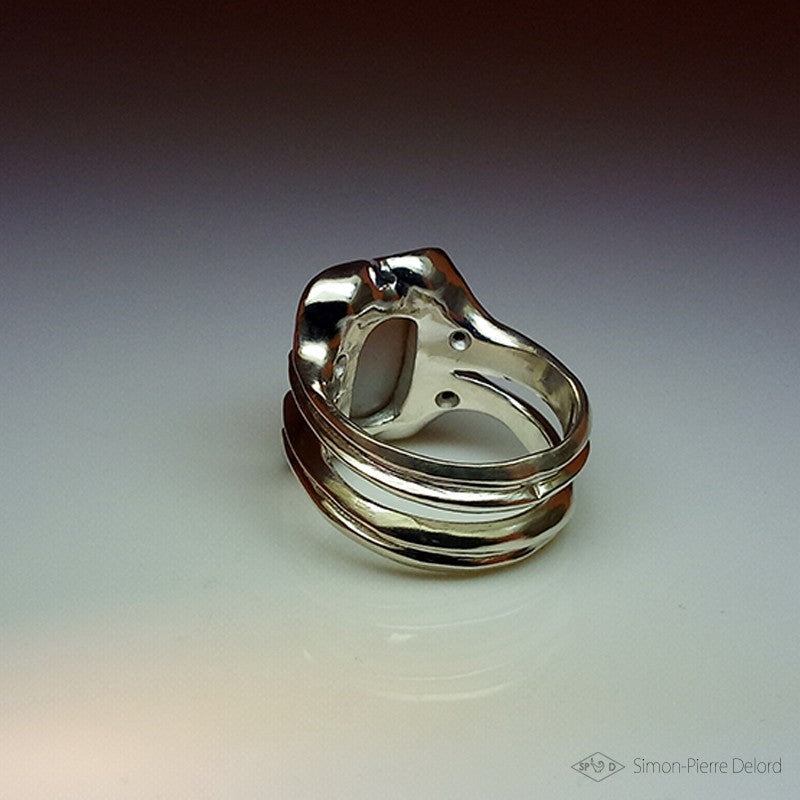 Bague "Paysage d'Opale"