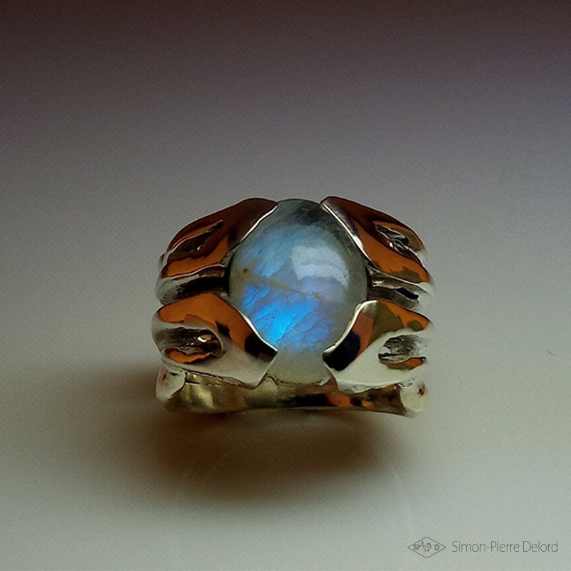 Bague "Fleur de Lune"