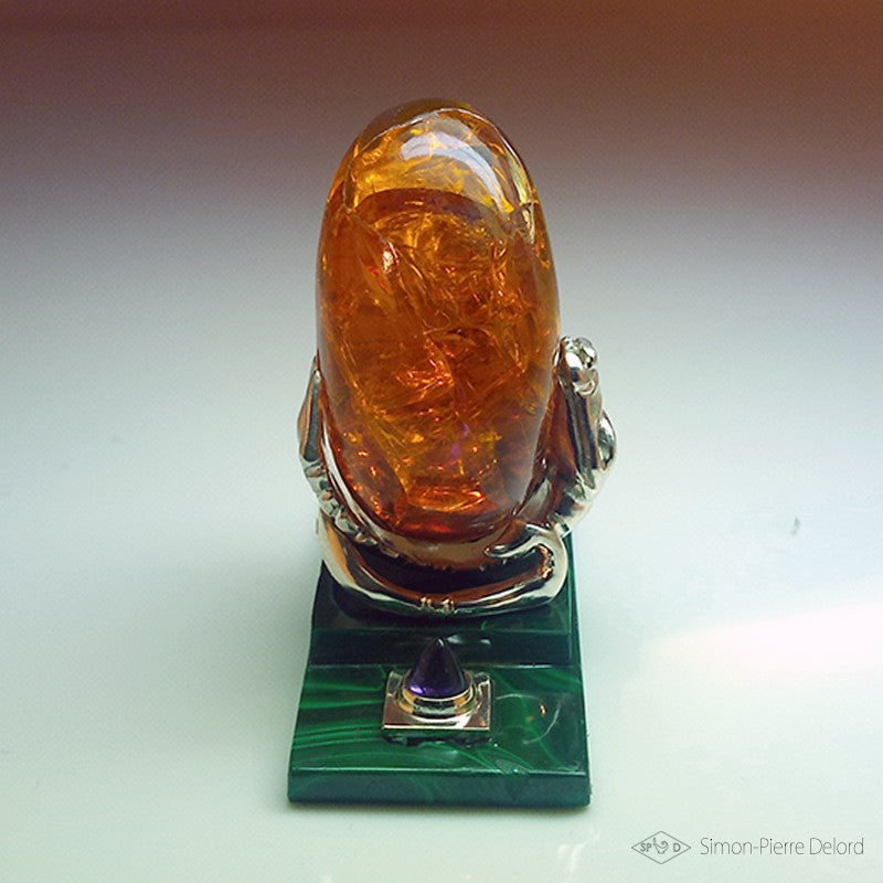 Fantastic Ethiopian Opal Egg - Unique Piece