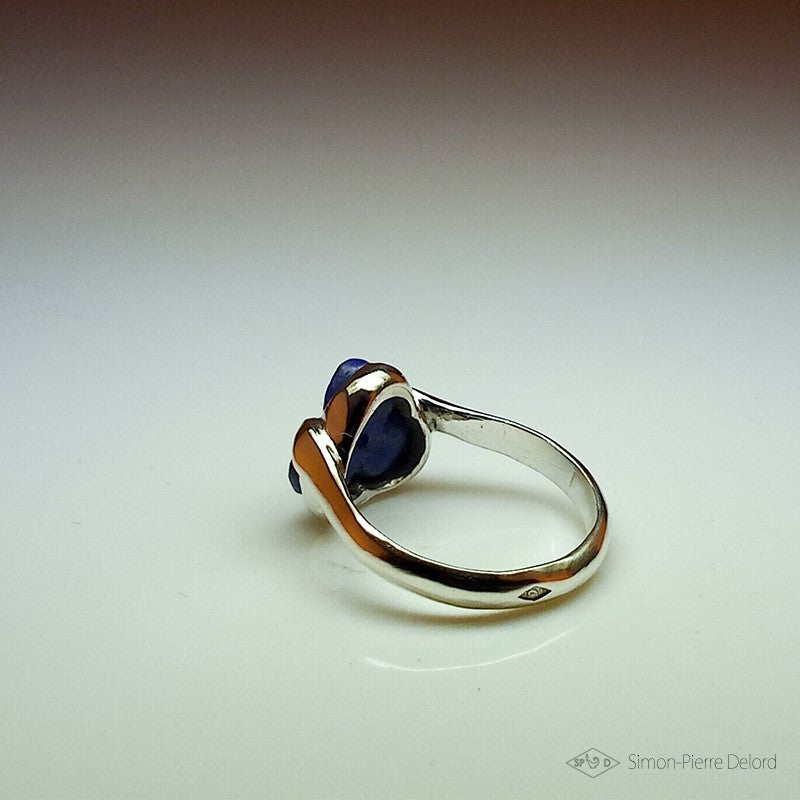 Bague "Fleur Bleue"