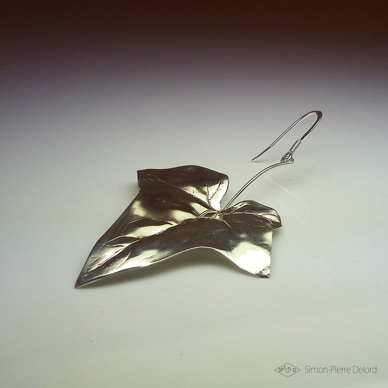 Boucles d'oreilles "Feuilles de Lierre"