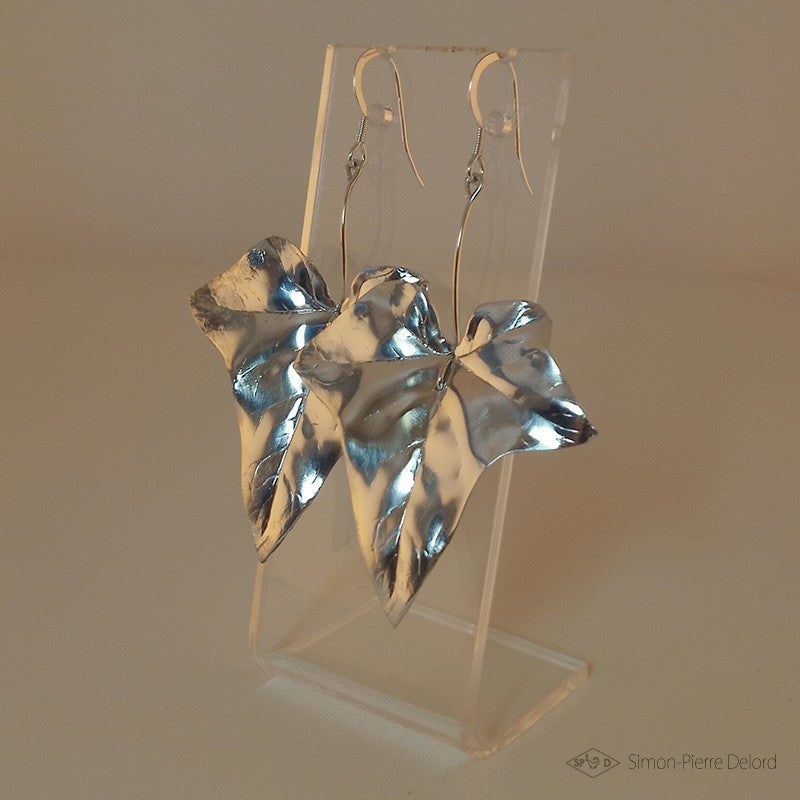 Boucles d'oreilles "Feuilles de Lierre"